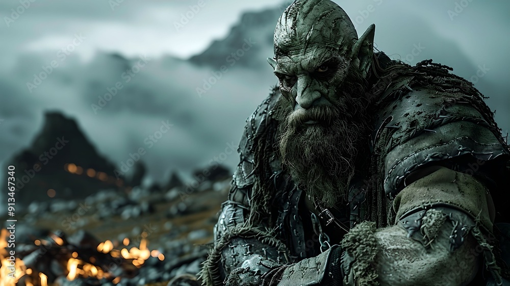 Orcs in Mythical Landscapes and Battles Orcs in Mythical Landscapes and Battles