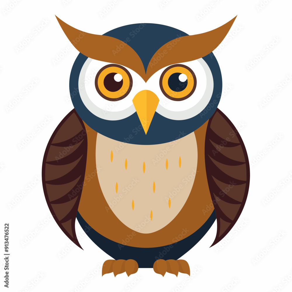 Owl on a branch isolated on white, owl vector illustration, bird on a branch vector art, owl silhouette, bird vector icon, owl on a branch vector, eps, owl on a branch cartoon