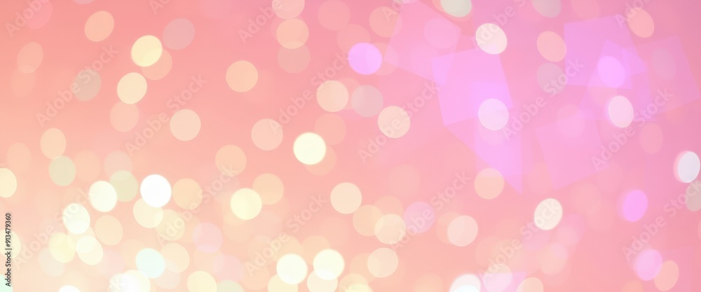 Abstract Pink Bokeh Background. Abstract Pink Bokeh Background.