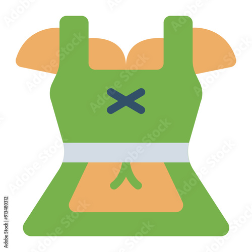 Dirndl dress icon representing traditional wear.