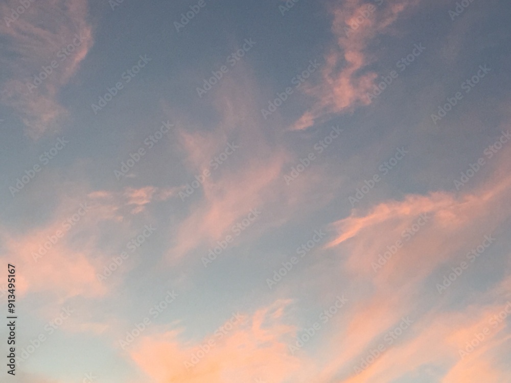 Pink Clouds and Sky At Dusk Pink Clouds and Sky At Dusk