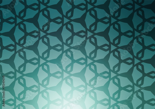 Wallpaper Mural Green line soft geometry wallpaper background Torontodigital.ca