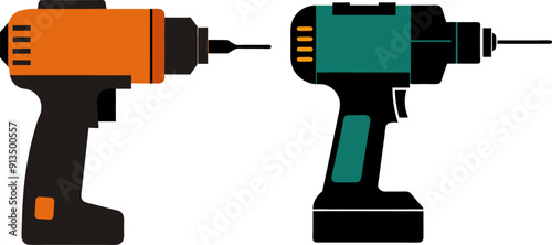Drill Machine Illustration