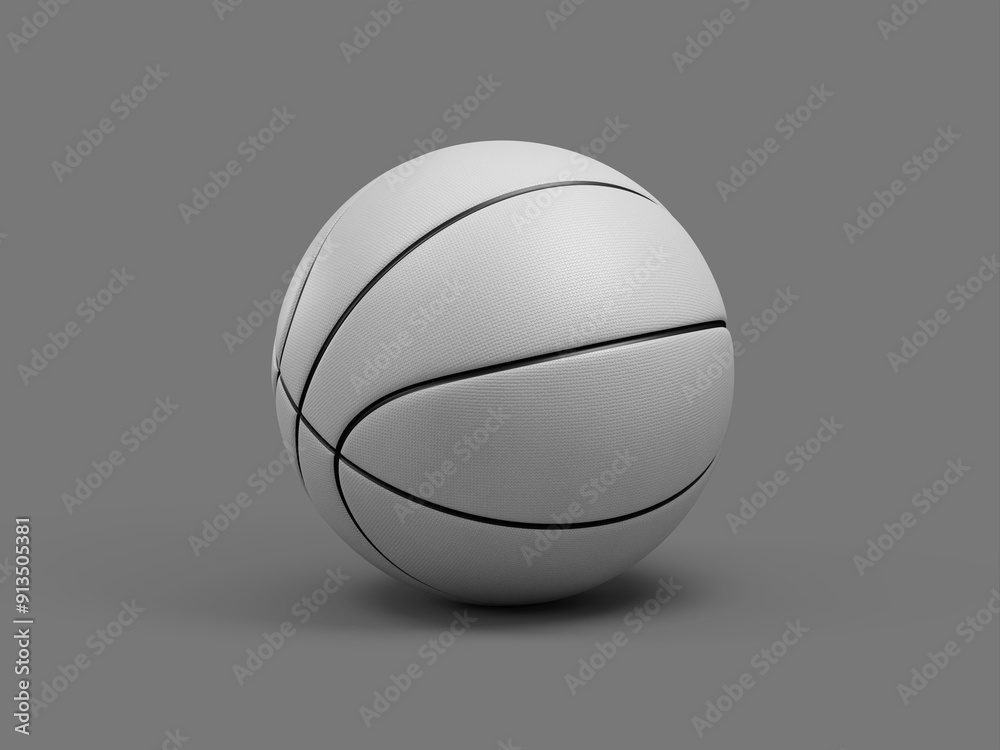 Monochrome Basketball Cluster Rendered Mockup 3D Monochrome Basketball Cluster Rendered Mockup 3D