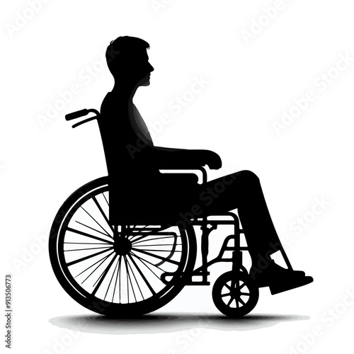 wheel chair silhouette