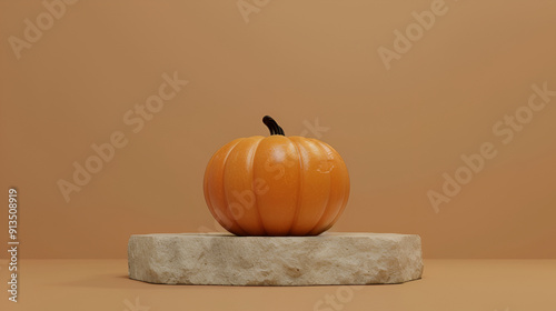 pumpkin on a wooden table