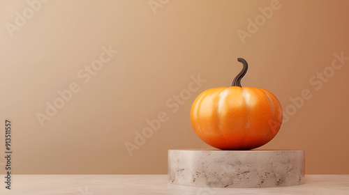 pumpkin on a wooden table