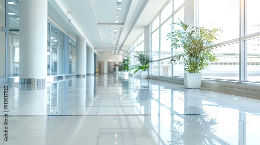 White Blur office building healthcare clinic White Blur office building healthcare clinic