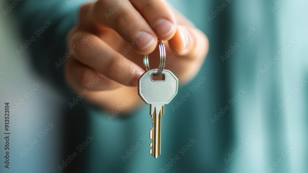 A hand holding a key, symbolizing access, security, and new beginnings in life or business. A hand holding a key, symbolizing access, security, and new beginnings in life or business.