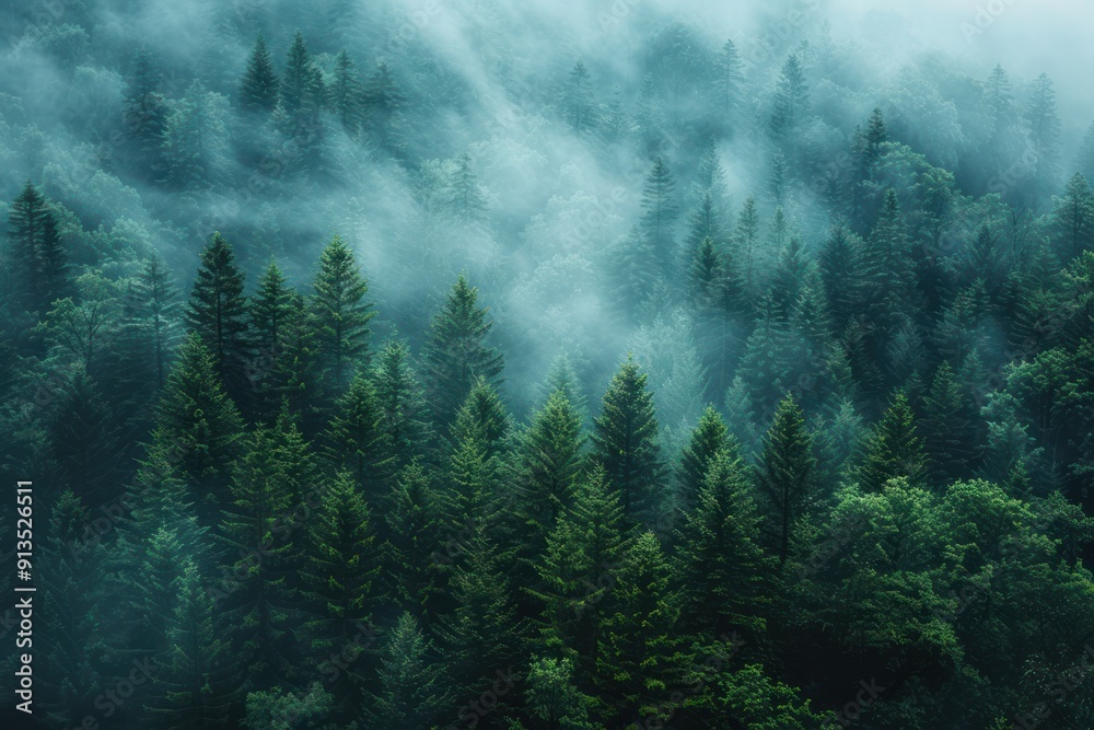 Misty Forest Canopy Misty Forest Canopy