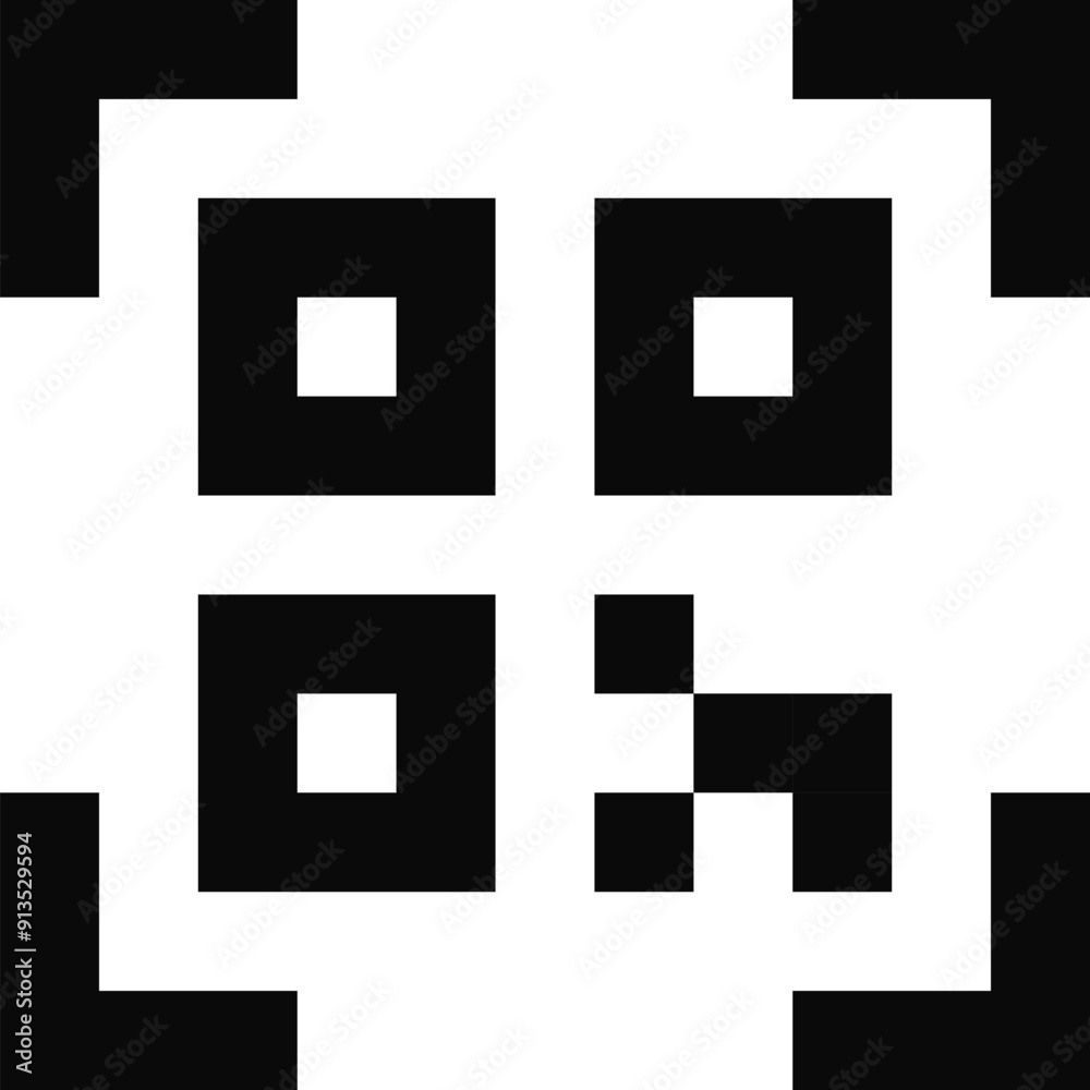 Scan QR Code, Vector Icon Scan QR Code, Vector Icon