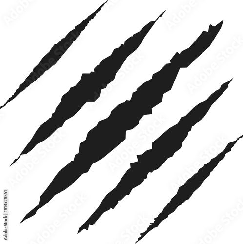 Animal Claw Scratches Icon