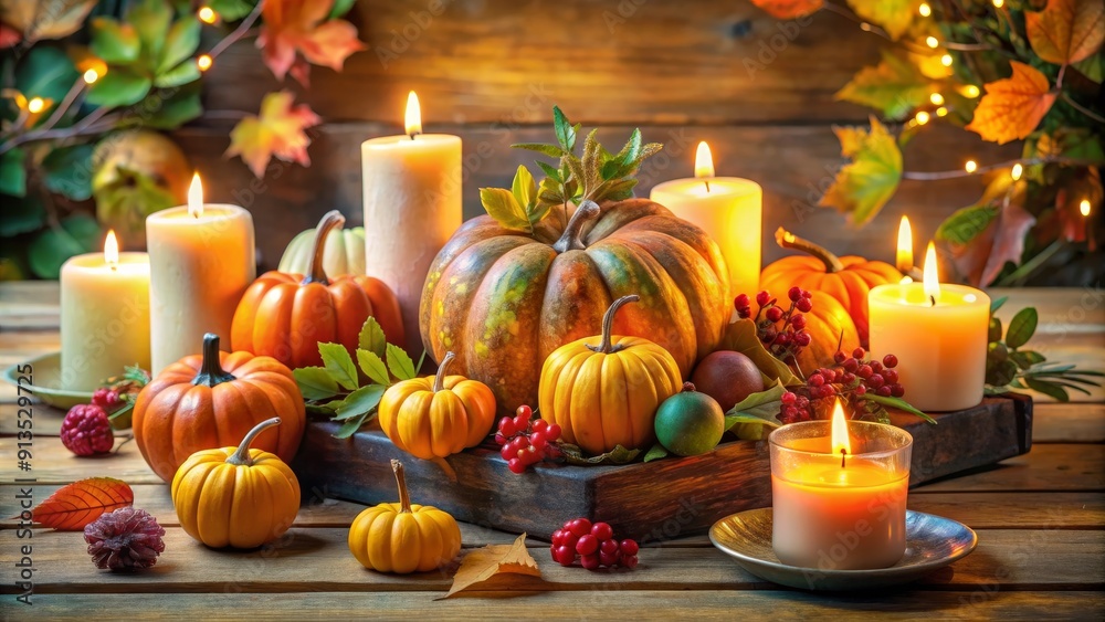 Autumnal Candlelight and Pumpkins, Candles, Pumpkins, Fall Decor , Thanksgiving Autumnal Candlelight and Pumpkins, Candles, Pumpkins, Fall Decor , Thanksgiving