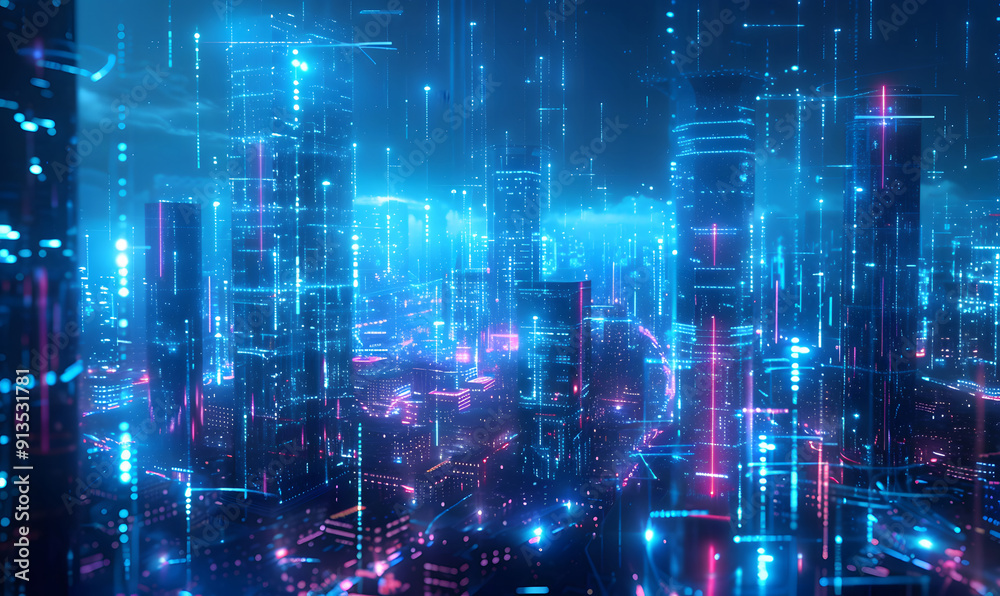 Blockchain in Real Estate Transactions, digital map of key US cities with blockchain icons integrated into real estate transactions, secure property records, and streamlined transactions design Blockchain in Real Estate Transactions, digital map of key US cities with blockchain icons integrated into real estate transactions, secure property records, and streamlined transactions design