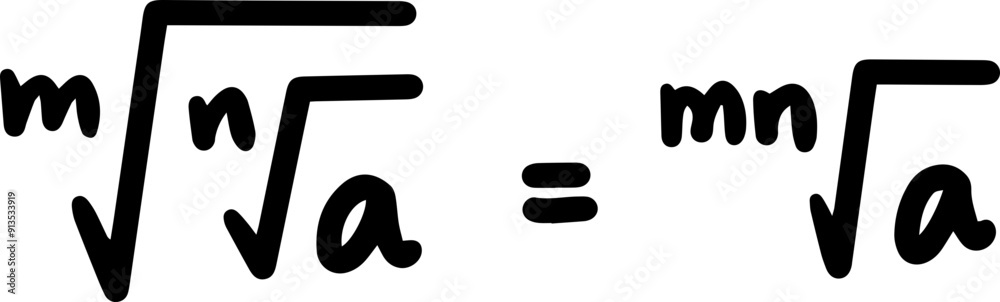 Roots Formulas Math Handwritten Roots Formulas Math Handwritten