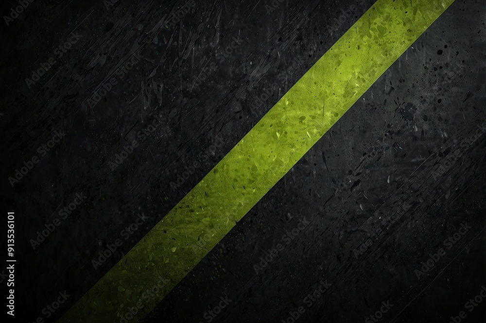 Fototapeta premium Dark gray and lime green abstract background with diagonal stripes of dark grey, lime green
