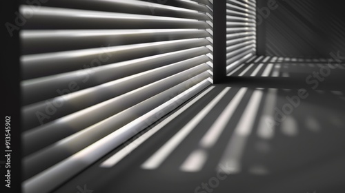 Light and Shadow Through Blinds
