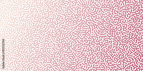 Abstract Reaction-diffusion Turing pattern natural texture pink gradient color scheme. Linear design with biological shapes. Organic lines Memphis. abstract truing organic wallpaper design, vector.	