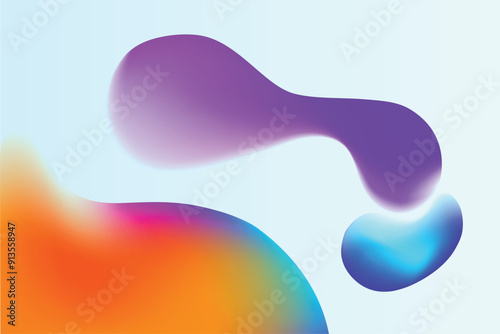 Gradient Color Background Vibrant Color