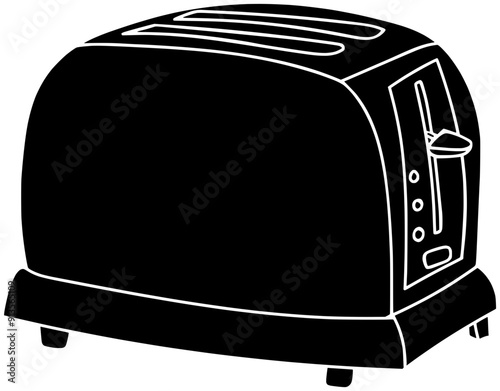 toaster illustration breakfast silhouette welsh logo bread icon food outline toast tasty kitchen rarebit meal snack toasted morning lunch shape cooking eat egg for vector graphic background