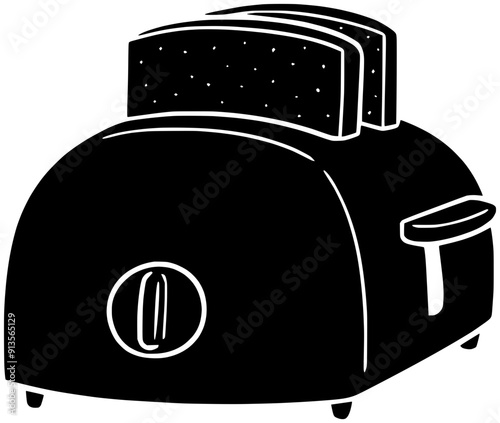 toaster illustration breakfast silhouette welsh logo bread icon food outline toast tasty kitchen rarebit meal snack toasted morning lunch shape cooking eat egg for vector graphic background