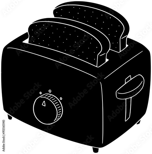 toaster illustration breakfast silhouette welsh logo bread icon food outline toast tasty kitchen rarebit meal snack toasted morning lunch shape cooking eat egg for vector graphic background