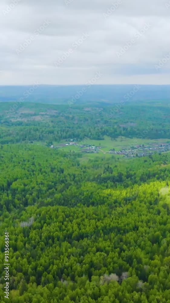 Aerial view of rural area during summer Aerial view of rural area during summer