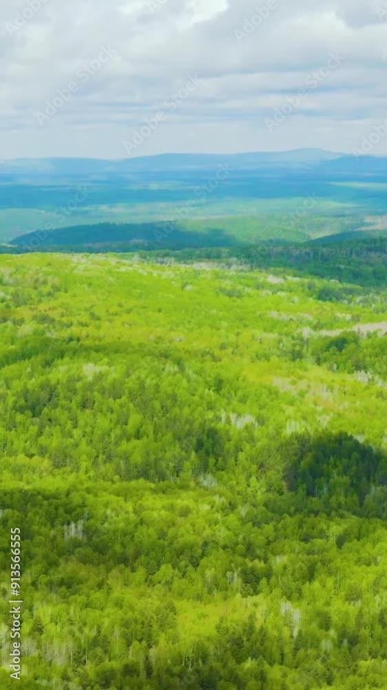 Aerial view of rural area during summer Aerial view of rural area during summer