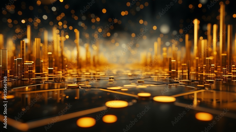 Technology background from connection dots and lines icons on yellow background. Technology background from connection dots and lines icons on yellow background.