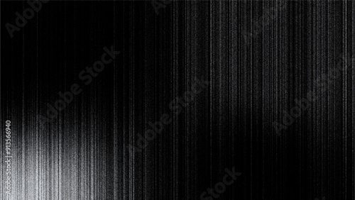 Abstract vertical line grainy black and white background. Grunge abstract wave banner poster header cover backdrop design. Best for banner backdrop.