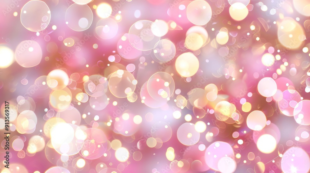 Shiny background with pink and gold diffuse lights, subtle shimmer Shiny background with pink and gold diffuse lights, subtle shimmer