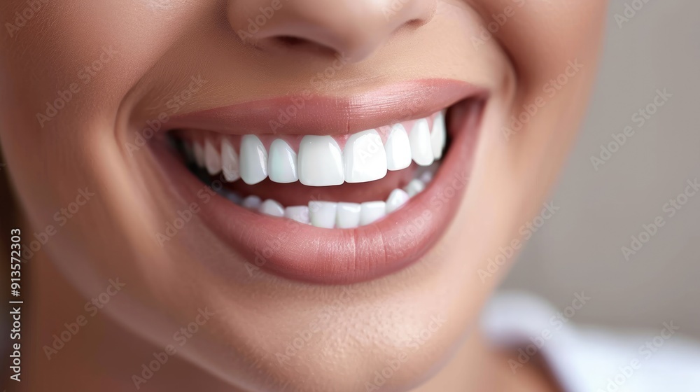 a beautiful teen smiling and lying down on dental chair with white teeth at dental clinic,generative ai a beautiful teen smiling and lying down on dental chair with white teeth at dental clinic,generative ai