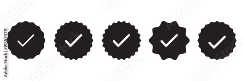 checkmark vector, checkmark icon set, approved symbol, checked checkbox mark, checkmark set, editable line.