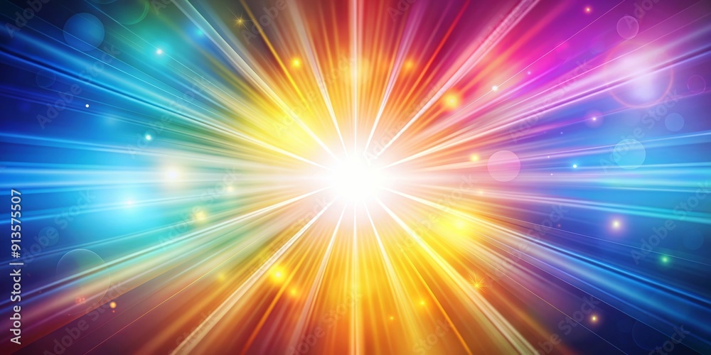 Obraz premium Graphic material evoking light, blur, haze, flare, and radiance, light, blur, haze, flare, radiance, shine, glow, aura