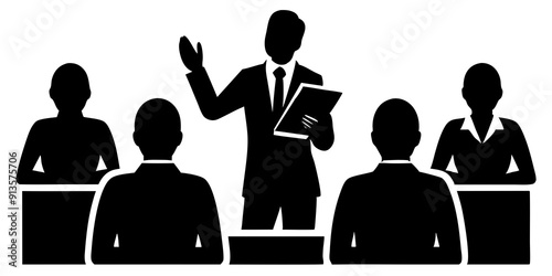 Educational Teacher Silhouettes - Vector Graphics and Artwork
