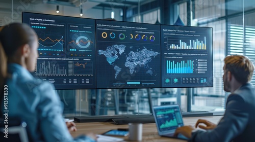 Strategic meetings by setting up multiple screens that display different data dashboards.