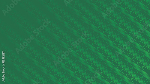 Green wave lines pattern abstract background vector image for backdrop or fabric style