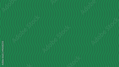 Green wave lines pattern abstract background vector image for backdrop or fabric style