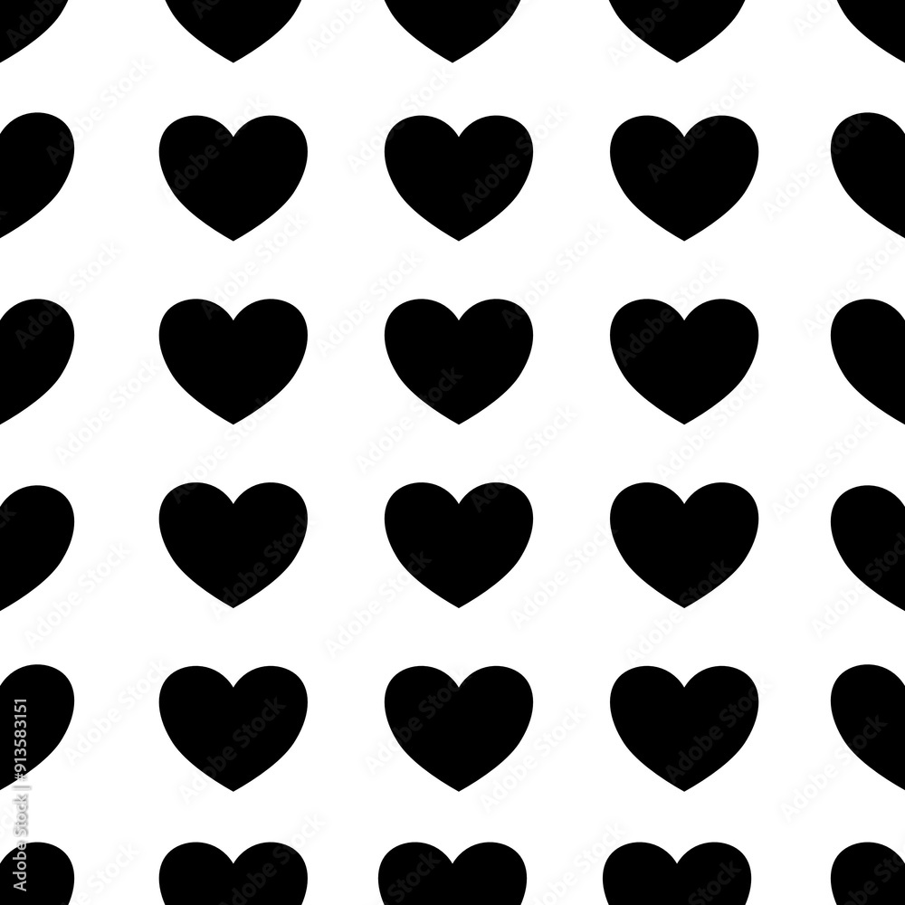 seamless pattern with hearts seamless pattern with hearts