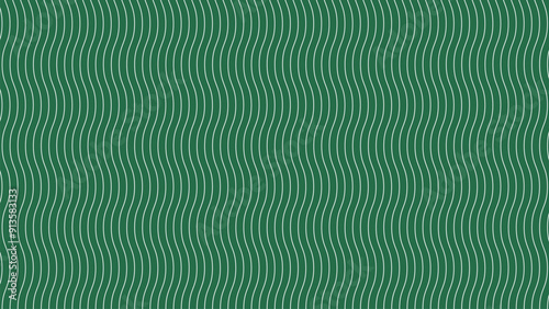 Green wave lines pattern abstract background vector image for backdrop or fabric style