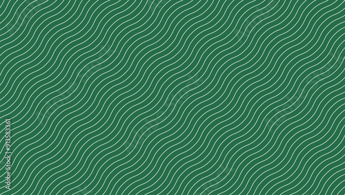 Green wave lines pattern abstract background vector image for backdrop or fabric style