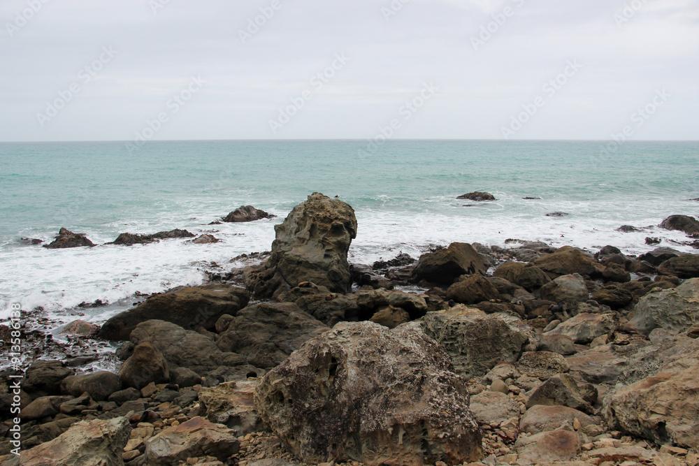 rocks on the beach rocks on the beach