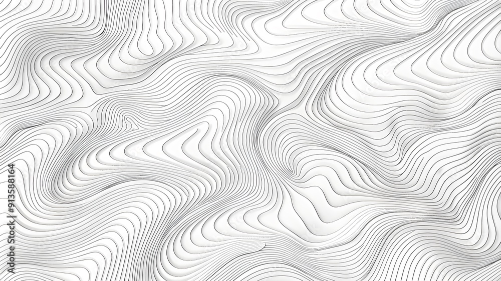 Abstract gray topography contour map with wave line pattern background design. geometric black wave curve lines texture .abstract topographic map banner. Abstract gray topography contour map with wave line pattern background design. geometric black wave curve lines texture .abstract topographic map banner.