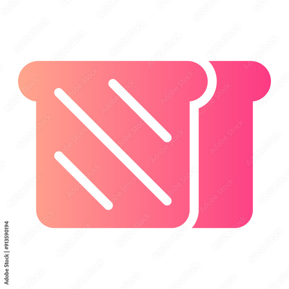 bread gradient icon bread gradient icon