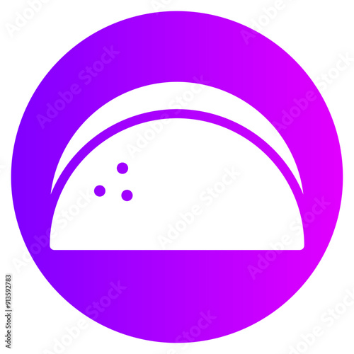 tortilla gradient icon