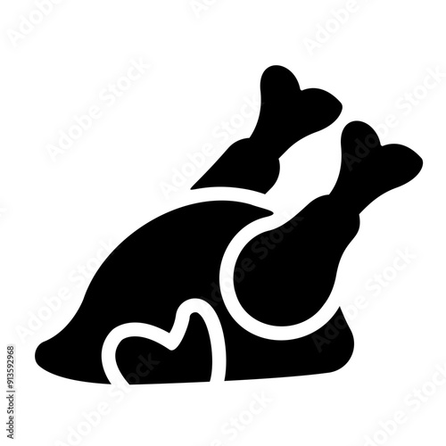 poultry Solid icon