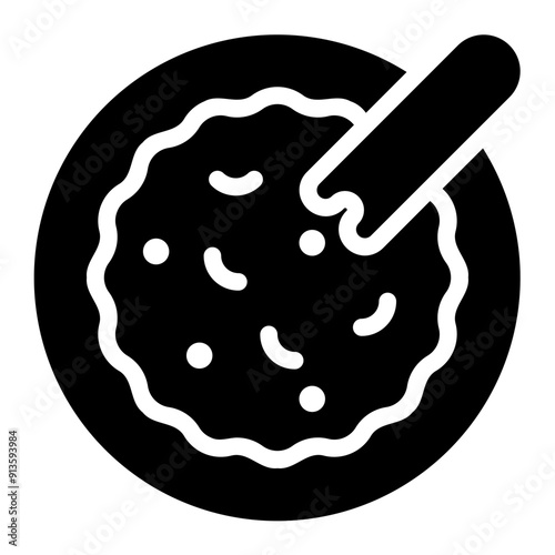 healthy food glyph icon