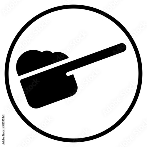 spoon glyph icon