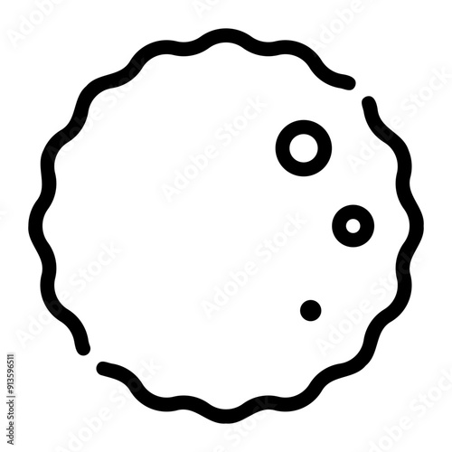 biscuit line icon