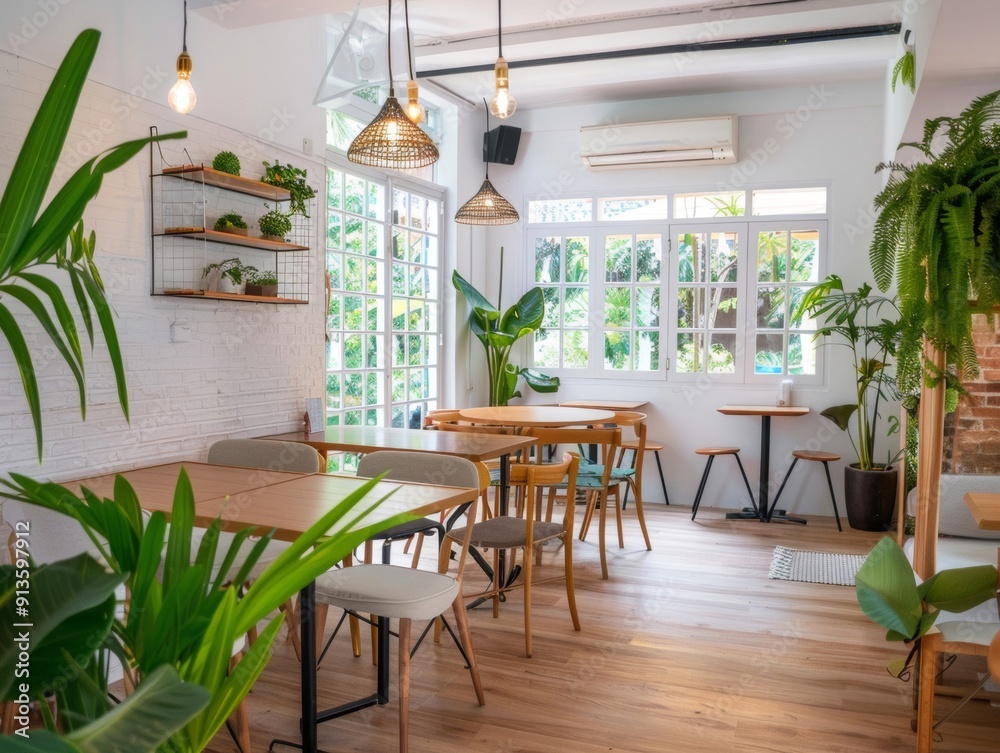 A retro-style welcoming cafe with gluten-free offerings A retro-style welcoming cafe with gluten-free offerings